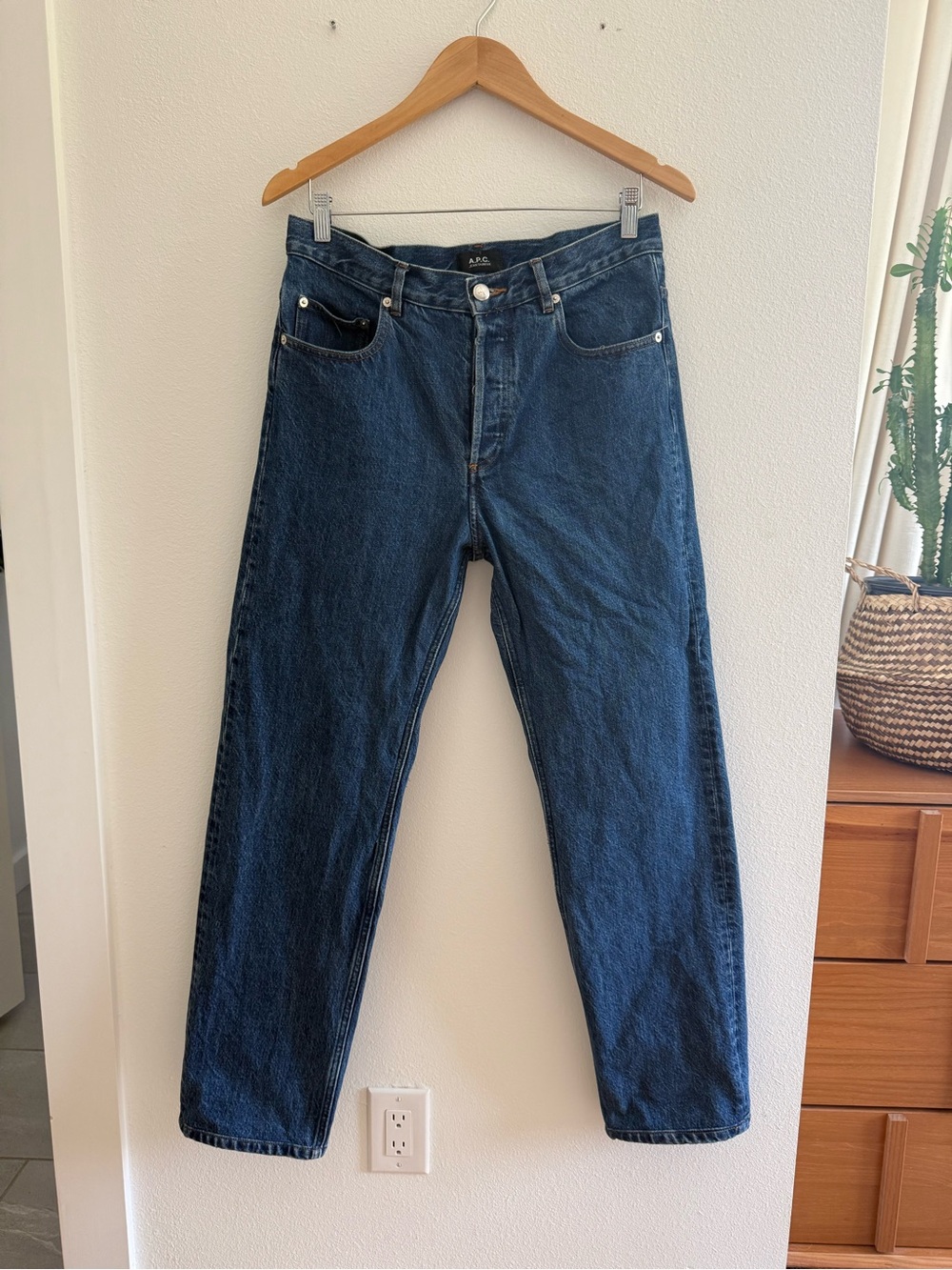 A.P.C. Men’s Fairfax Straight Jeans, Size 30